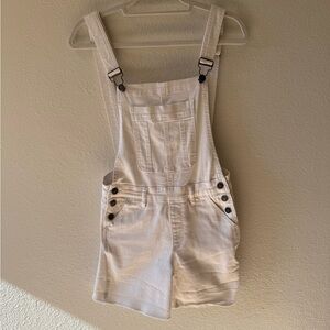 Kaucan White Denim Overalls
